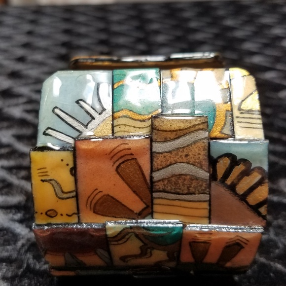 Wearable Art Mosaic Cuff - Picture 2 of 7